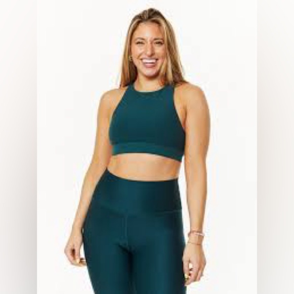 ALO Yoga Matching Set in Midnight Green